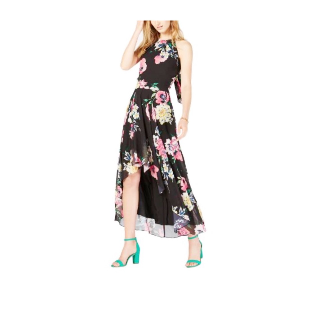 International concept high and low maxi dress.